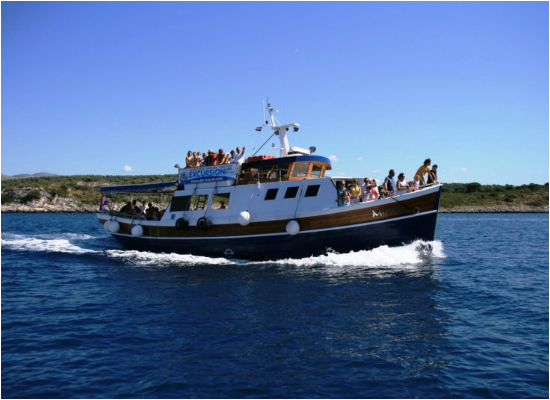 Trogir to blue lagoon boat tour